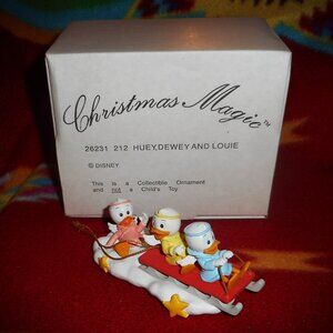 Grolier Collectible Disney Christmas Magic Ornaments -‎ Huey, Dewey, and Louie